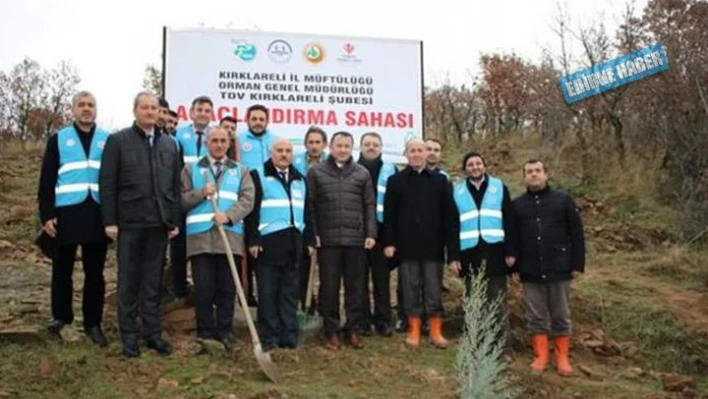 500 Fidan dikildi