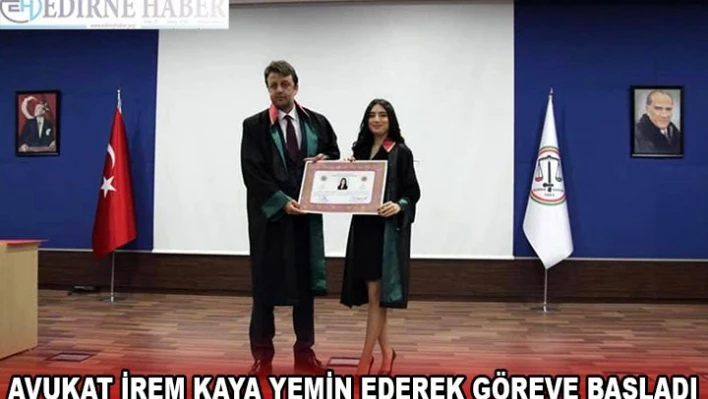  Kaya yemin ederek göreve başladı