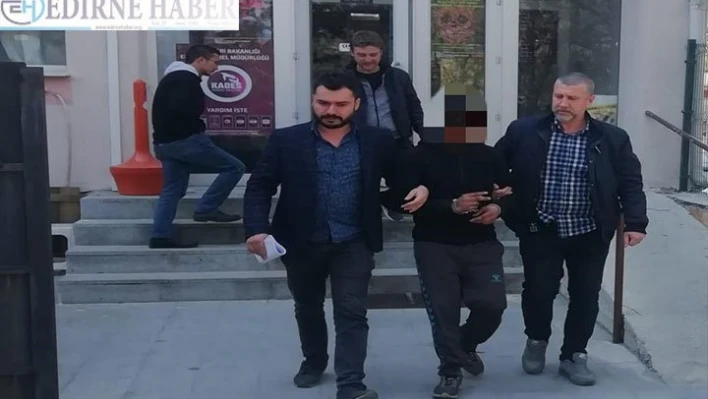 Keşan'da hırsızlıktan aranan şüpheli tutuklandı