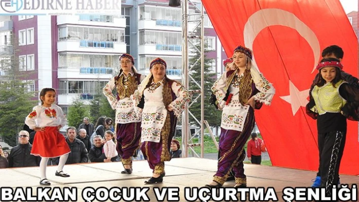 Balkan çocuk ve uçurtma şenliği