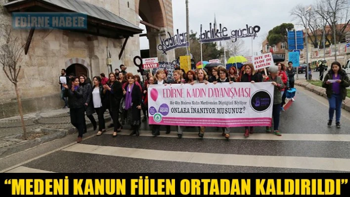 Yasaya Kadınlardan tepki