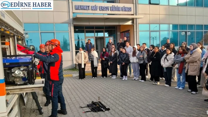 AFAD'dan öğretmen adaylarına afet bilinci eğitimi