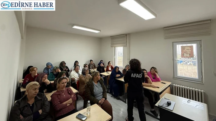 Afet farkındalık eğitimi düzenlendi