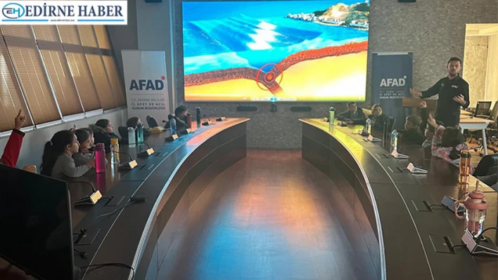 Afetlere karşı bilinçli nesiller yetişiyor