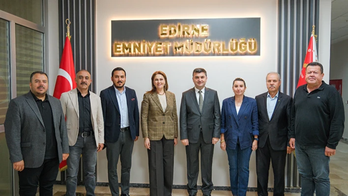 AK Parti Edirne'den İl Emniyet Müdürü Ayhan'a Ziyaret