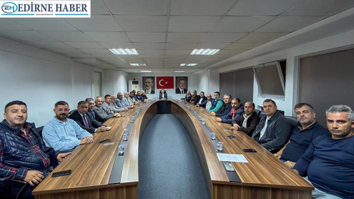 AK Parti Edirne İl Başkanlığı haftalık toplantısını gerçekleştirdi