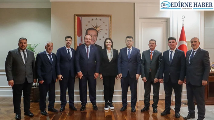 AK Parti Edirne Teşkilatı Ankara'da