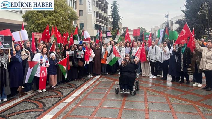 AK Parti Kadın Kolları'ndan Filistin'e destek, 'Gazze için sessiz çığlık'