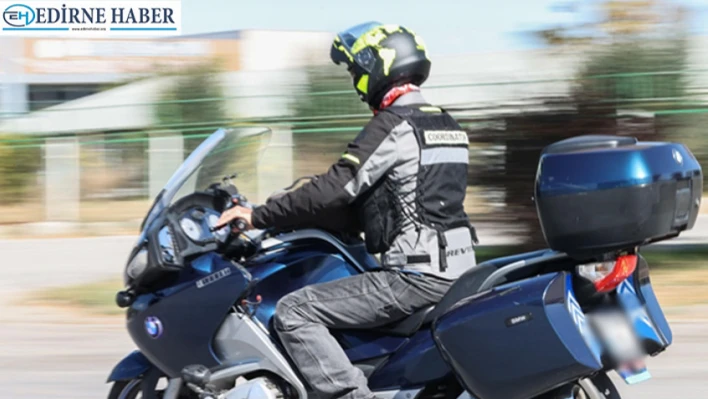 Alkollü motosiklet sürücüsüne 32 bin 97 lira ceza