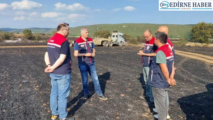 'Anız ve ekin yangınlarına karşı dikkatli olalım'