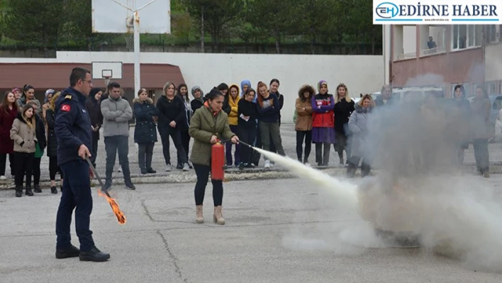 ASH personeline 'Temel Yangın Eğitimi' verildi