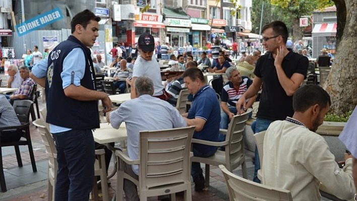 Parkta asayiş uygulaması