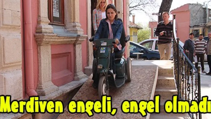 Merdiven engeli, engel olmadı