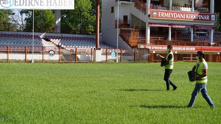 Sarayiçi Er Meydanı, güreşlere hazır