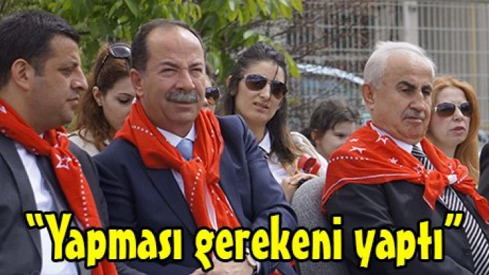 'Yapması gerekeni yaptı'