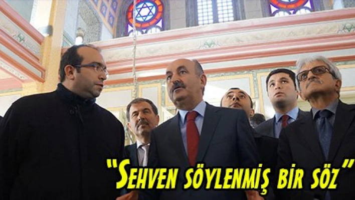 'Sehven söylenmiş bir söz'