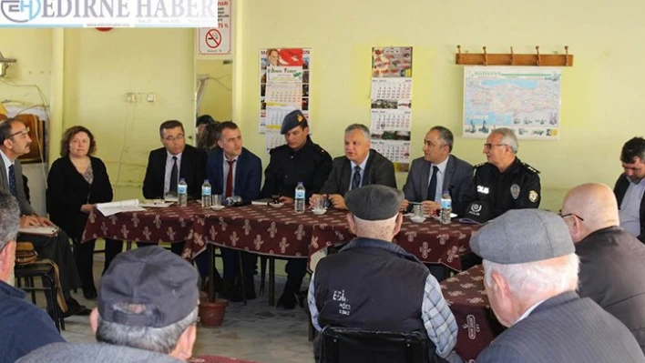 Halk toplantısı yapıldı