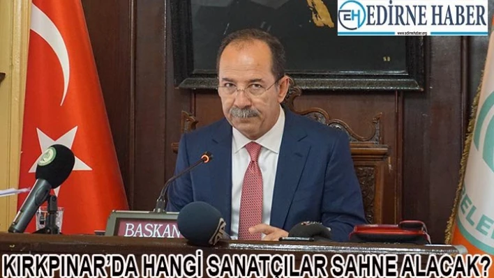 KIRKPINAR'DA ÜNLÜ YAĞMURU