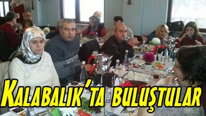 Kalabalık'ta buluştular