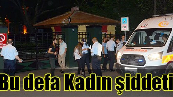 Bu defa Kadın şiddeti