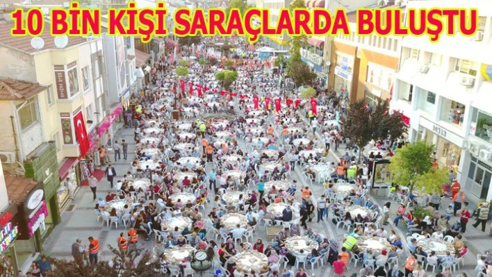 10 Bin kişi Edirne Sofrasında buluştu