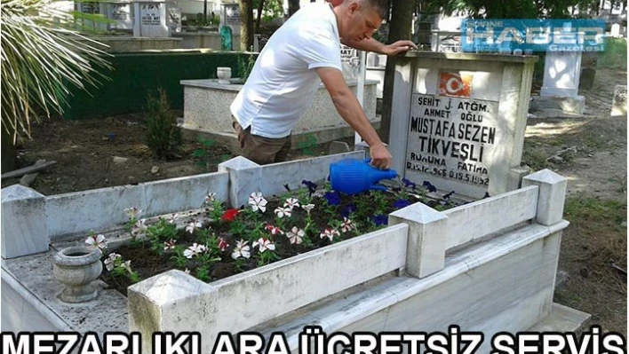 Bayramda mezarlıklara ücretsiz servis