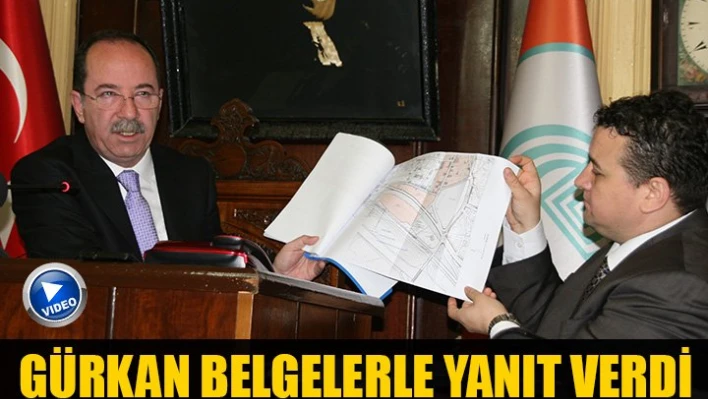 Boş lafla değil, belgelerle konuştu