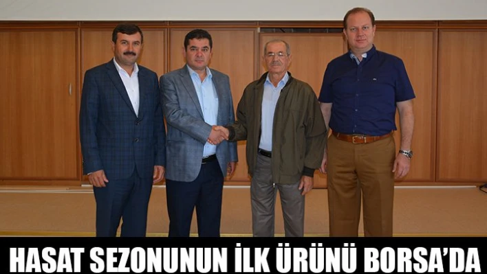 Yeni mahsul arpa Borsa'da