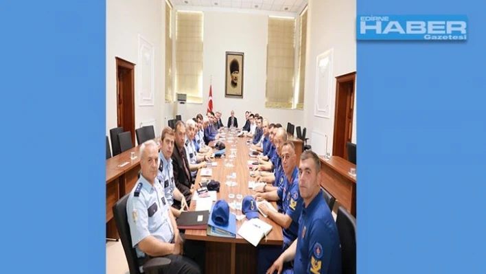 Seçim güvenliği toplantısı yapıldı