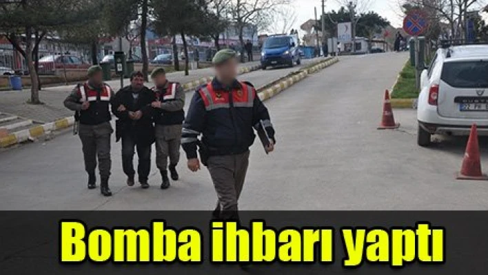 Sahte ihbara gözaltı