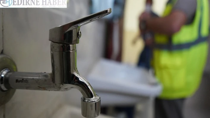 Kırklareli'nde su tasarrufu sağlanması için kamu kurumlarına tasarruflu musluklar takılıyor