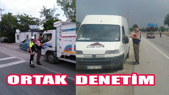 Jandarma ve Polisten ortak uygulama