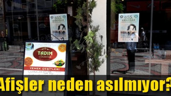 Afişler asılmalı