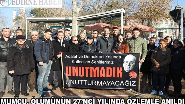 Mumcu, ölümünün 27'nci yılında özlemle anıldı