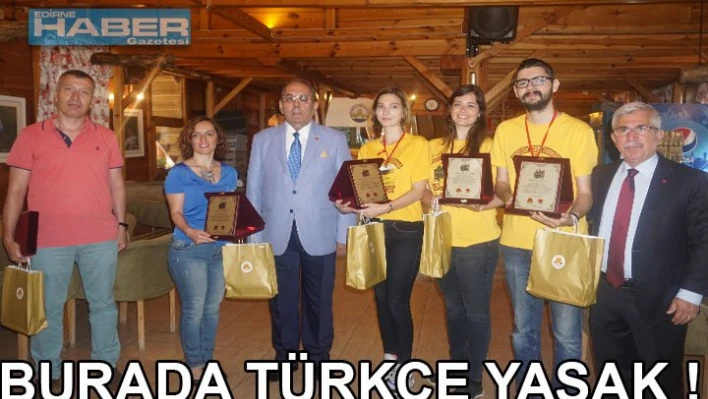 Burada Türkçe Yasak!
