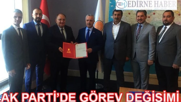 AK Parti'de görev değişimi