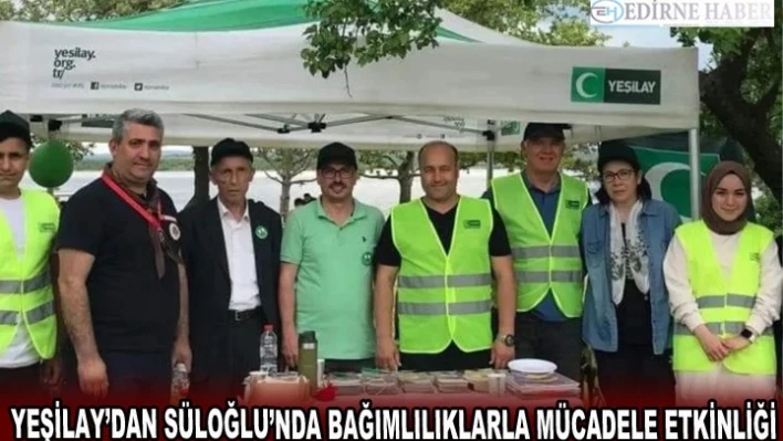 YEŞİLAY'DAN SÜLOĞLU'NDABAĞIMLILIKLARLA MÜCADELE ETKİNLİĞİ