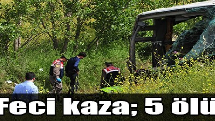 Çanakkale'de feci kaza
