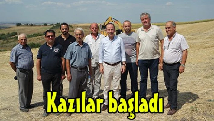 Kazılar başladı