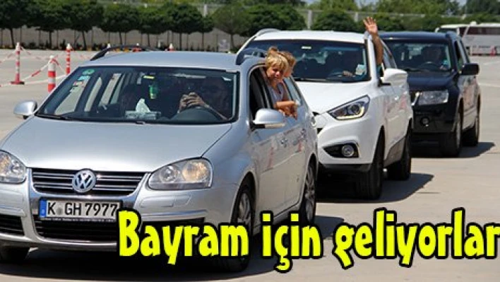 Bayram için geliyorlar