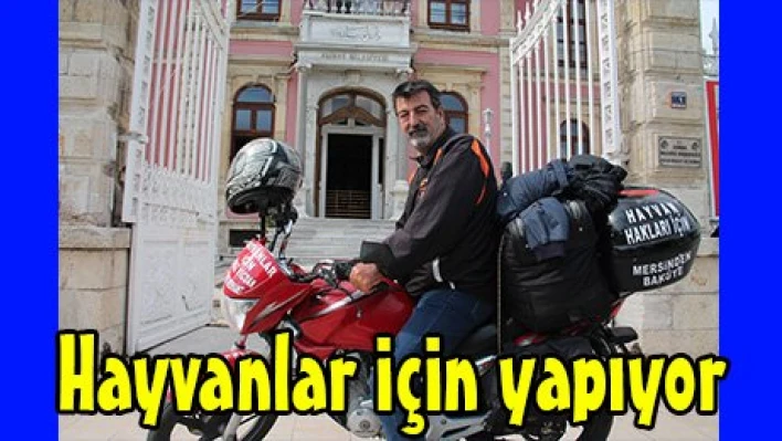 Hayvanlar için yapıyor