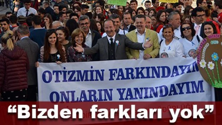 Farkındalık için yürüdüler