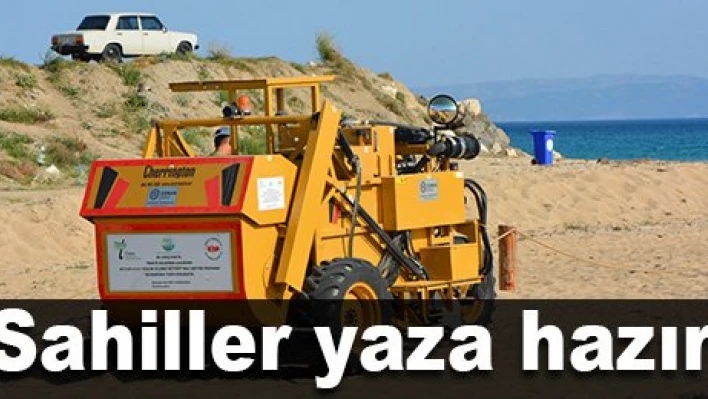 Sahiller temizleniyor