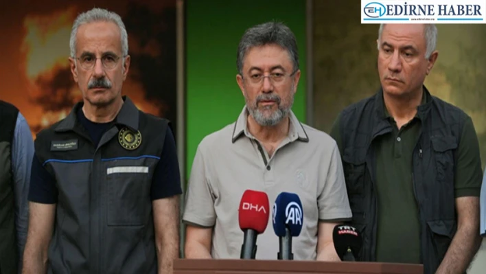Bakan Yumaklı: 3 ilde 4 yangınla mücadele sürüyor