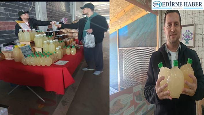 Bal mayalı sirke Edirne'den Türkiye'ye yayılıyor