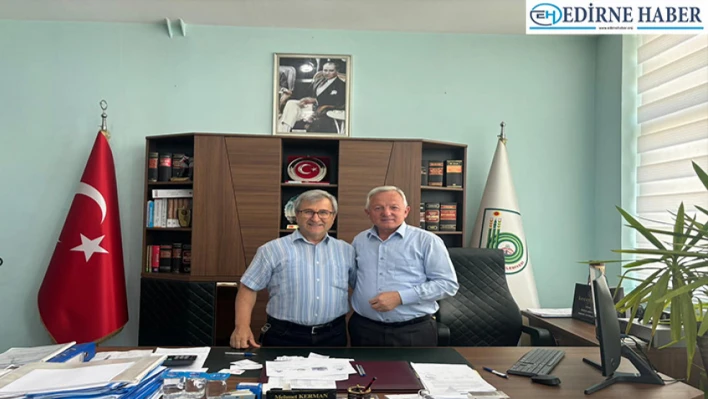 Başkan Kerman, Prof. Dr. Günşen'i ağırladı