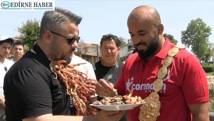 Başpehlivan Okulu'ya tava ciğerli uğurlama