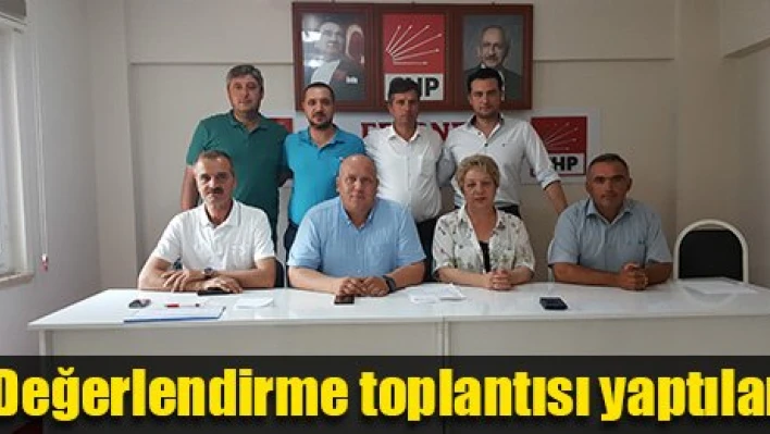 Gündemi değerlendirdiler