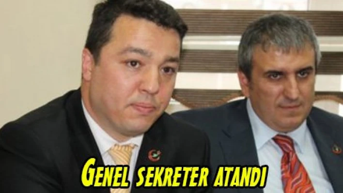 Genel sekreter atandı