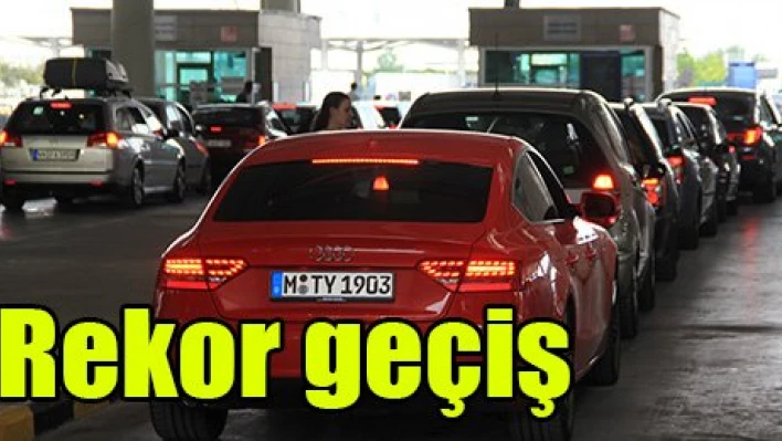 Rekor geçiş